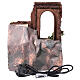 Functioning waterfall with arch and stairs, 20x17x25 cm Nativity Scene Naples 6-8 cm s5