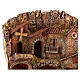 Illuminated village with moving mill for 10-12 cm Neapolitan Nativity Scene, 70x45x60 cm s3
