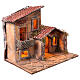 Casa illuminata 35x25x30 cm Presepe Napoletano 8-10 cm s3