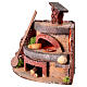 Forno a legna illuminazione fiamma corrente 15x11x13 cm Presepe Napoletano 8-10 cm s2