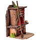 Forno a legna illuminato a corrente 10x9x15 cm Presepe Napoletano 8-10 cm s3