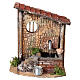 Real fountain with stairs, 15x15x20 cm, for 8-10 cm Neapolitan Nativity Scene s1