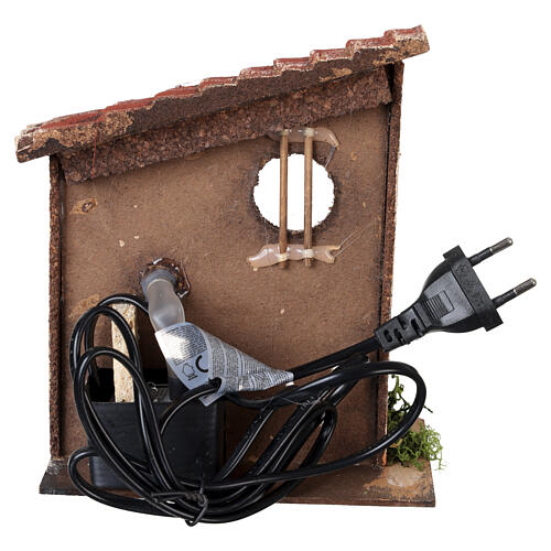 Fuente AUTÉNTICA con escalera 15x15x20 cm para Belén Napolitano 8-10 cm 4