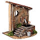 Fontaine AUTHENTIQUE avec escaliers 15x15x20 cm pour Crèche Napolitaine 8-10 cm s3