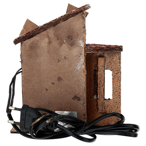 Moving windmill, 15x9x16 cm, for 6-8 cm Neapolitan Nativity Scene 4