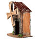 Mulino a vento in movimento 15x10x15 cm Presepe Napoletano 6-8 cm s2
