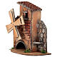 Mulino a vento funzionante 15x10x18 cm Presepe Napoletano 6-8 cm s3