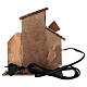 Mulino a vento funzionante 15x10x18 cm Presepe Napoletano 6-8 cm s4