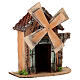 Działający młyn wietrzny do szopki neapolitańskiej 4-6 cm, 15x8x15 cm s3