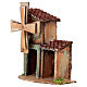 Mulino a vento funzionante 15x15x10 cm Presepe Napoletano 4-6 cm s2