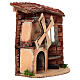 Mulino a vento a corrente 20x20x15 cm Presepe Napoli 8-10 cm s3