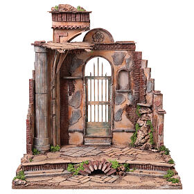 Templo en ruinas 50x35x55 cm Belén Napolitano 12-14 cm