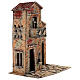 Casa con balcone 30x20x35 cm Presepe Napoletano 8-10 cm s2