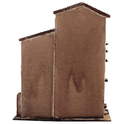 House with balcony 30x20x35 cm Neapolitan Nativity Scene 8-10 cm 4