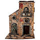 Casa con tetto piano 35x30x20 cm Presepe Napoletano 8-10 cm s1