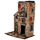 Casa con tetto piano 35x30x20 cm Presepe Napoletano 8-10 cm s2