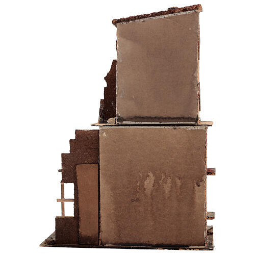 House with kitchen figurine, 25x20x40 cm Neapolitan nativity 8-10 cm 4
