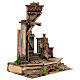 Templo em ruína 20x15x25 cm presépio napolitano 6-8 cm s3