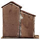 Domek z balkonem i okrągłym oknem 25x15x25 cm - szopka neapolitańska 6-8 cm s4