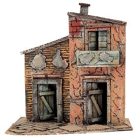 Casa 26x28x16 cm Presepe Napoletano 6-8 cm