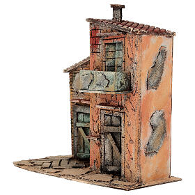 Casa 26x28x16 cm Presepe Napoletano 6-8 cm