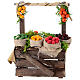 Banco frutta in sacchi presepe napoletano 10-12 cm terracotta s1