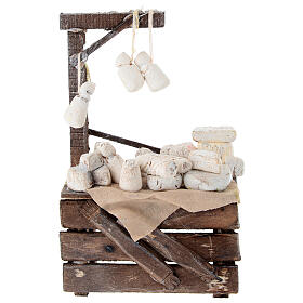 Étal fromager crèche napolitaine 10-12 cm terre cuite