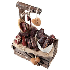 Étalage charcuterie crèche napolitaine 10-12 cm terre cuite