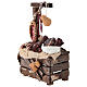 Banco salumi presepe napoletano 10-12 cm terracotta s4