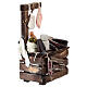 Étalage olives fromages et charcuterie pour crèche napolitaine 10-12 cm terre cuite s4