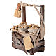 Banco uova in sacchi presepe napoletano 10-12 cm terracotta s4