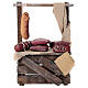 Butcher stall for 10-12 cm Neapolitan Nativity Scene, terracotta s1