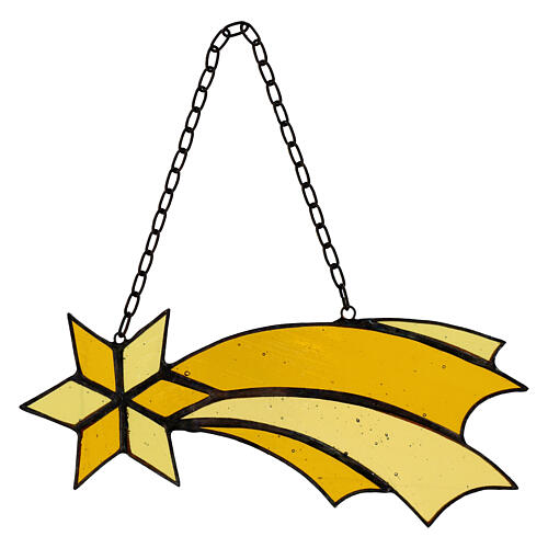 Colored Glass Comet Star 1