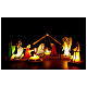 Presepe artigianale in vetro colorato s2