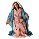 Madonna terracotta 14 cm presepe napoletano s1