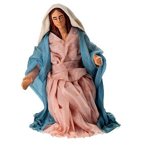 Madonna terakota, 14 cm, szopka neapolitańska
