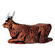 Neapolitan Nativity figurine, terracotta ox 14 cm s4