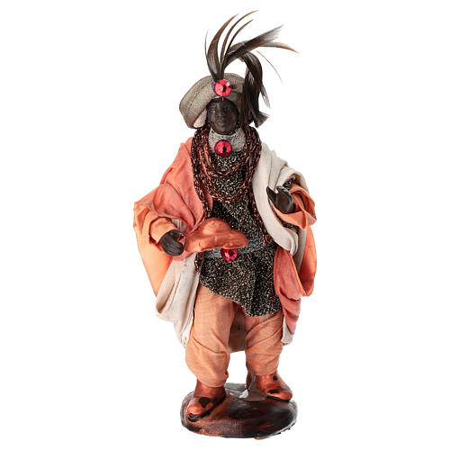 Rei mago terracota 14 cm presépio napolitano 1
