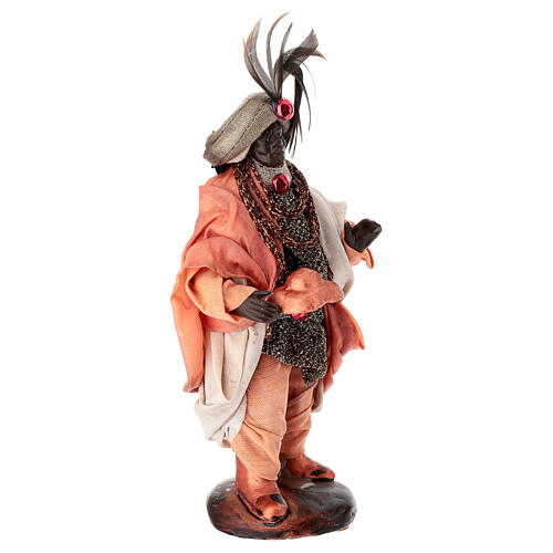 Rei mago terracota 14 cm presépio napolitano 2