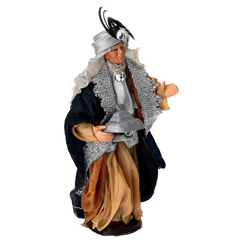 Roi Mage pour crèche napolitaine 14 cm terre cuite 3