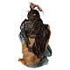 Re magio in ginocchio terracotta 14 cm presepe napoletano s4