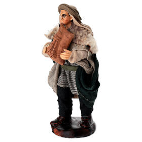 Zampognaro terracotta 14 cm presepe napoletano