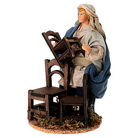 Réparateur de chaises en terre cuite 14 cm crèche napolitaine