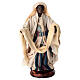 Terracotta fabric seller for 14 cm Neapolitan Nativity Scene s1