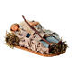Benino pastore dormiente terracotta 14 cm presepe napoletano s2