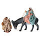 Flight into Egypt Set, Neapolitan nativity scene 6 cm terracotta s2