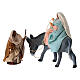 Flight into Egypt Set, Neapolitan nativity scene 6 cm terracotta s3