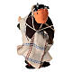 Man with charcoal basket on his shoulders for 6 cm Neapolitan Nativity Scene s4
