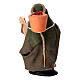 Hombre con cesta de frutas terracota 6 cm belén napolitano s4