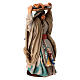 Frau mit flachem Brotkorb – für 10 cm Krippe, Terrakotta, neapolitanischer Stil s3